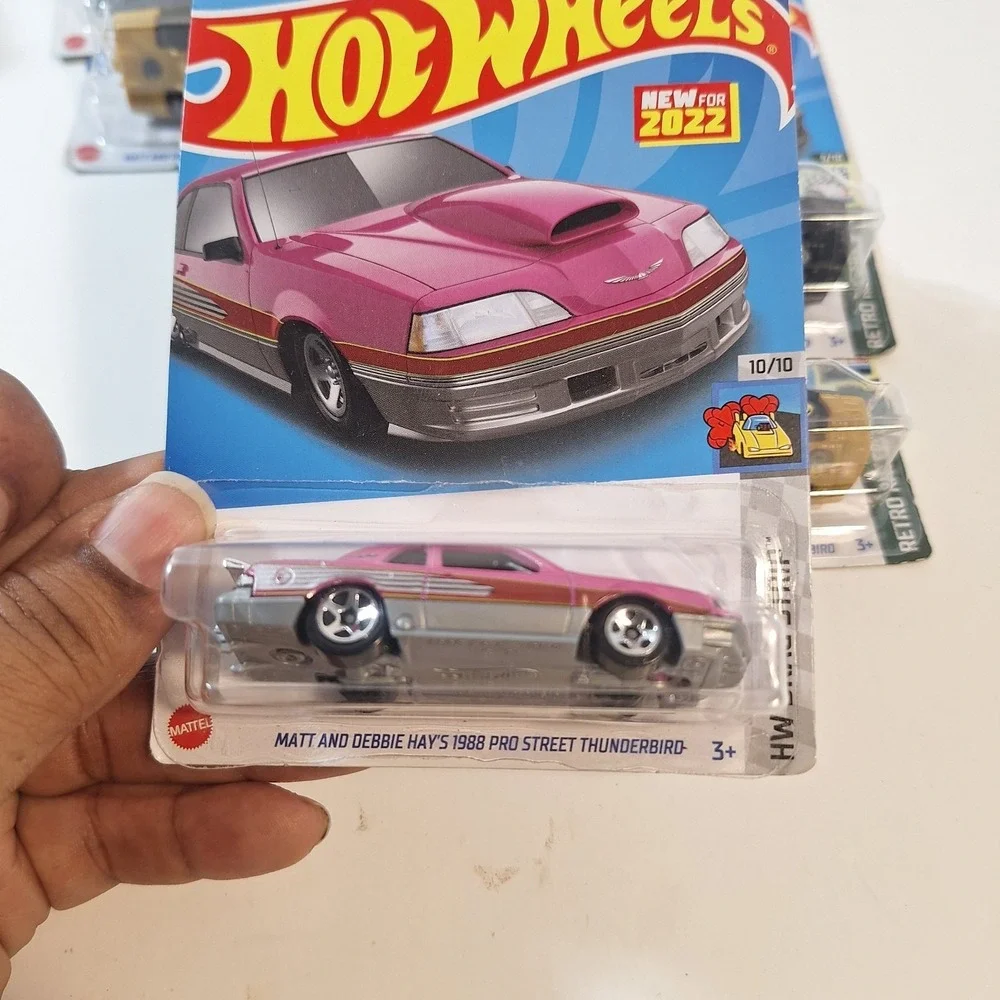 Hot Wheels Matt And Debbie Hay's 1988 Pro Street Thunderbird Zamac/ Black/‎ Pink